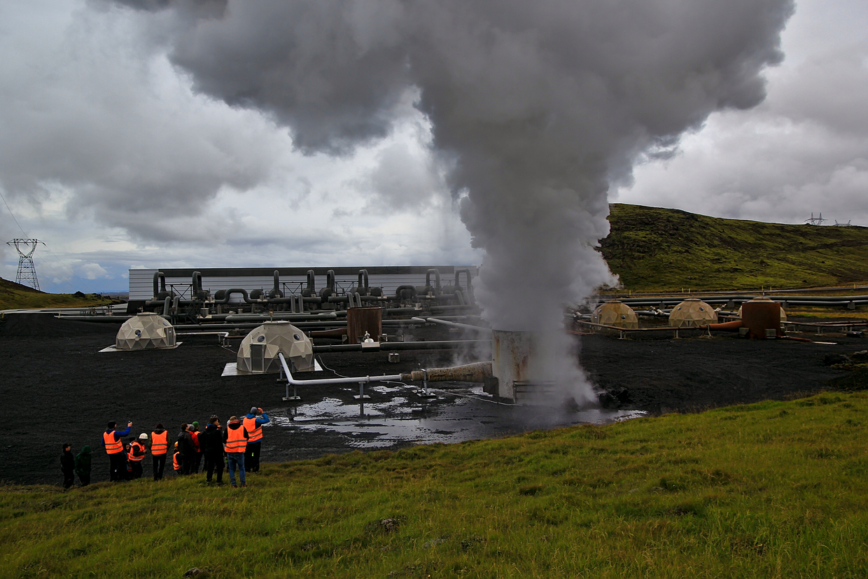 Geothermieanlage auf Island